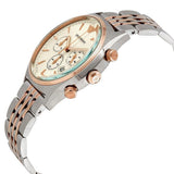 Emporio Armani Classic Chronograph White Dial Two Tone Steel Strap Watch For Men - AR0396 Authentic Buy Shop Now