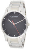 Calvin Klein City Black Dial Silver Steel Strap Watch for Men - K2G2G141 Authentic Buy Shop Now