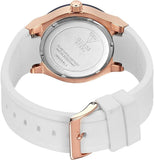 Guess Jet Setter White Dial White Rubber Strap Watch for Women - W0564L1 Authentic Buy Shop Now