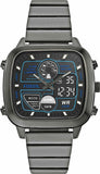 Fossil Retro Analog-Digital Black Dial Grey Steel Strap Watch for Men - FS5892 Authentic Buy Shop Now