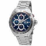Tag Heuer Formula 1 Automatic Chronograph Blue Dial Silver Strap Watch for Men - CAZ2015.BA0876 Authentic Buy Shop Now