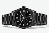 Michael Kors Lexington Lux Black Dial Black Steel Strap Watch For Women - MK7442 Authentic Buy Shop Now