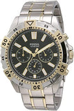 Fossil Garrett Chronograph Green Dial Two Tone Steel Strap Watch for Men - FS5622 Authentic Buy Shop Now