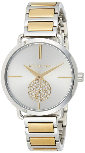 Michael Kors Silver Dial Two Tone Steel Strap Watch for Women - MK3679 Authentic Buy Shop Now
