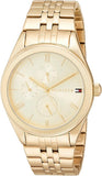 Tommy Hilfiger Monica Quartz Gold Dial Gold Steel Strap Watch For Women - 1782592 Authentic Buy Shop Now