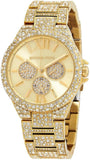 Michael Kors Camille Pavé Crystals Gold Dial Gold Steel Strap Watch for Women - MK6958 Authentic Buy Shop Now