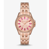 Michael Kors Mini Pilot Quartz Gold Dial Gold Steel Strap Watch For Women - MK7367 Authentic Buy Shop Now