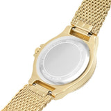 Michael Kors Lennox Three-Hand Gold Dial Gold Mesh Bracelet Watch For Women - MK7335 Authentic Buy Shop Now