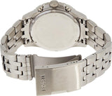 Fossil FB-01 Chronograph Black Dial Silver Steel Strap Watch for Men - FS5827 Authentic Buy Shop Now