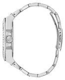 Guess Zeus Multifunction Diamonds Silver Dial Silver Steel Strap Watch for Men - GW0209G1 Authentic Buy Shop Now
