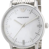 Emporio Armani Classic Quartz Mother of Pearl Dial Silver Steel Strap Watch For Women - AR1602 Authentic Buy Shop Now
