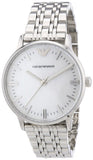 Emporio Armani Classic Quartz Mother of Pearl Dial Silver Steel Strap Watch For Women - AR1602 Authentic Buy Shop Now