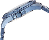 Guess Pinwheel Analog Silver Dial Blue Steel Strap Watch for Women - W0702L1 Authentic Buy Shop Now