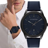 Calvin Klein Tone Blue Dial Blue NATO Strap Watch for Men - K7K514VN Authentic Buy Shop Now