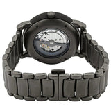 Emporio Armani Meccanico Automatic Black Dial Black Steel Strap Watch For Men - AR60010 Authentic Buy Shop Now