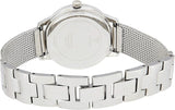 Guess Chelsea Mother of Pearl White Dial Silver Mesh Strap Watch For Women - W0647L1 Authentic Buy Shop Now