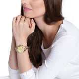 Michael Kors Bradshaw Gold Dial Gold Steel Strap Watch for Women - MK5798 Authentic Buy Shop Now