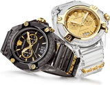 Versace Icon Active Chronograph Black Dial Black Steel Strap Watch for Men - VEZ700421 Authentic Buy Shop Now