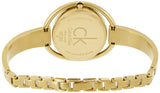 Calvin Klein Impetuous White Dial Gold Steel Strap Watch for Women - K4F2N516 Authentic Buy Shop Now