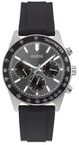 Guess Altitude Chronograph Black Dial Black Rubber Strap Watch for Men - GW0332G1 Authentic Buy Shop Now