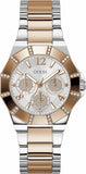 Guess Sunray Multifunction Crystals Silver Dial Two Tone Steel Strap Watch For Women - GW0616L3 Authentic Buy Shop Now