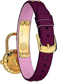 Versace Medusa Lock Icon Gold Dial Red Leather Strap Watch for Women - VEDW00319 Authentic Buy Shop Now