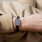 Daniel Wellington Quadro Ashfield Black Dial Black Mesh Strap Watch For Women - DW00100433 Authentic Buy Shop Now