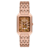 Fossil Raquel Three Hand Date Brown Dial Rose Gold Steel Strap Watch For Women - ES5323 Authentic Buy Shop Now