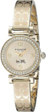 Coach Dress Crystals Gold Dial Gold Steel Strap Watch For Women - 14502202 Authentic Buy Shop Now