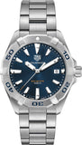 Tag Heuer Aquaracer Blue Dial Silver Steel Strap Watch for Men - WBD1112.BA0928 Authentic Buy Shop Now