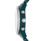 Michael Kors Bradshaw Chronograph Blue Dial Blue Steel Strap Watch For Men - MK6722 Authentic Buy Shop Now