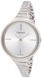 Calvin Klein Lively Silver Dial Silver Steel Strap Watch for Women - K4U23126 Authentic Buy Shop Now