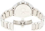 Calvin Klein Masculine Chronograph White Dial Silver Steel Strap Watch for Men - K2H27126 Authentic Buy Shop Now