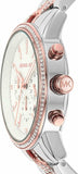 Michael Kors Ritz Chronograph Silver Dial Two Tone Steel Strap Watch For Women - MK6938 Authentic Buy Shop Now