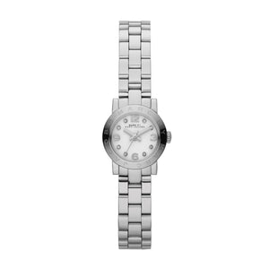 Marc Jacobs Amy Dinky White Dial Silver Steel Strap Watch for Women - MBM3225 Authentic Buy Shop Now