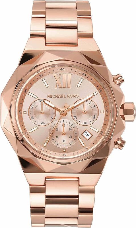 Michael Kors Raquel Analog Rose Gold Dial Rose Gold Steel Strap Watch For Women - MK4688 Authentic Buy Shop Now