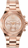 Michael Kors Raquel Analog Rose Gold Dial Rose Gold Steel Strap Watch For Women - MK4688 Authentic Buy Shop Now