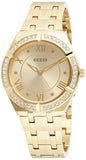 Guess Cosmo Diamonds Gold Dial Gold Steel Strap Watch For Women - GW0033L2 Authentic Buy Shop Now