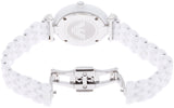 Emporio Armani Giannti T Bar Quartz Mother of Pearl Dial White Steel Strap Watch For Women - AR1485 Authentic Buy Shop Now