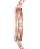 Michael Kors Cinthia Mother of Pearl Rose Gold Dial Rose Gold Steel Strap Watch for Women - MK3643 Authentic Buy Shop Now