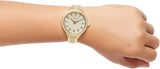 Michael Kors Slim Runway Crystals Gold Dial Gold Steel Strap Watch for Women - MK3632 Authentic Buy Shop Now