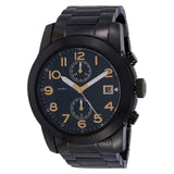 Marc Jacobs Larry Chronograph Black Dial Black Steel Strap Watch for Men - MBM8606 Authentic Buy Shop Now