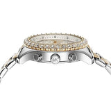 Michael Kors Berkley Chronograph Silver Dial Two Tone Steel Strap Watch For Women - MK7415 Authentic Buy Shop Now