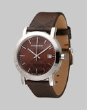 Burberry Smoked Brown Dial Brown Leather Strap Watch for Women - BU1775 Authentic Buy Shop Now