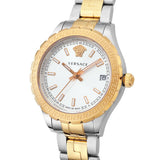 Versace Hellenyium Silver Dial Two Tone Steel Strap Watch for Women - V12030015 Authentic Buy Shop Now