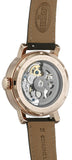 Fossil Boyfriend Automatic Skeleton Grey Dial Grey Leather Strap Watch for Women - ME3089 Authentic Buy Shop Now