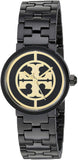 Tory Burch Reva Black Dial Black Steel Strap Watch for Women - TBW4038 Authentic Buy Shop Now