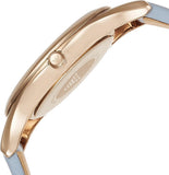 Emporio Armani Aurora Quartz Mother of Pearl White Dial Blue Leather Strap Watch For Women - AR11109 Authentic Buy Shop Now