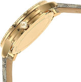 Michael Kors Runway Three Hand Quartz Gold Dial Brown Leather Strap Watch For Women - MK6999 Authentic Buy Shop Now