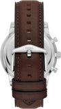 Fossil Neutra Chronograph Black Dial Brown Leather Strap Watch for Men - FS6024 Authentic Buy Shop Now